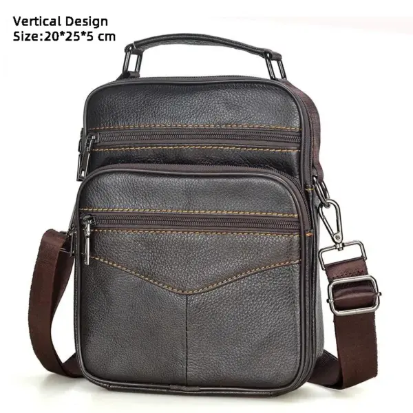 Hot Fashion Men Messenger Bags Genuine Leather Handbags for Man Luxury Brand Male Crossbody Bag for Mini Pad Boy Shoulder Bag - AliExpress 1524