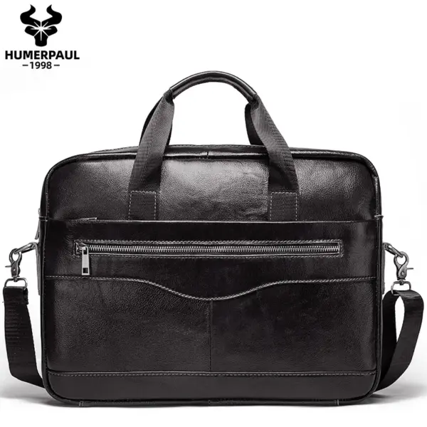 Genuine Leahther Men Briefcase Portable Office Handbag for Laptop Bag High Quality Business Messenger Shoulder Bags Travelling - AliExpress 1524
