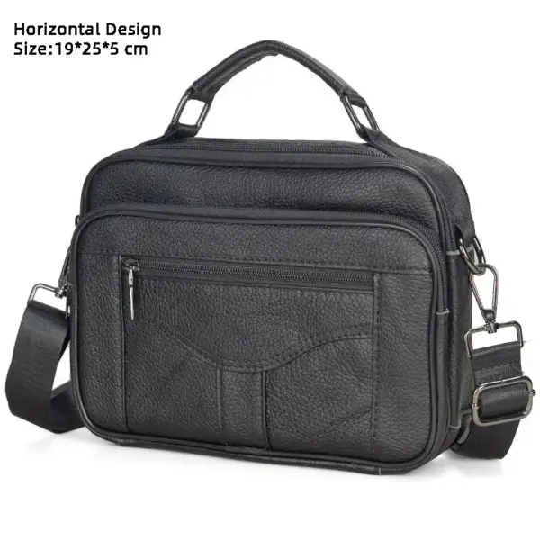 Hot Fashion Men Messenger Bags Genuine Leather Handbags for Man Luxury Brand Male Crossbody Bag for Mini Pad Boy Shoulder Bag - AliExpress 1524