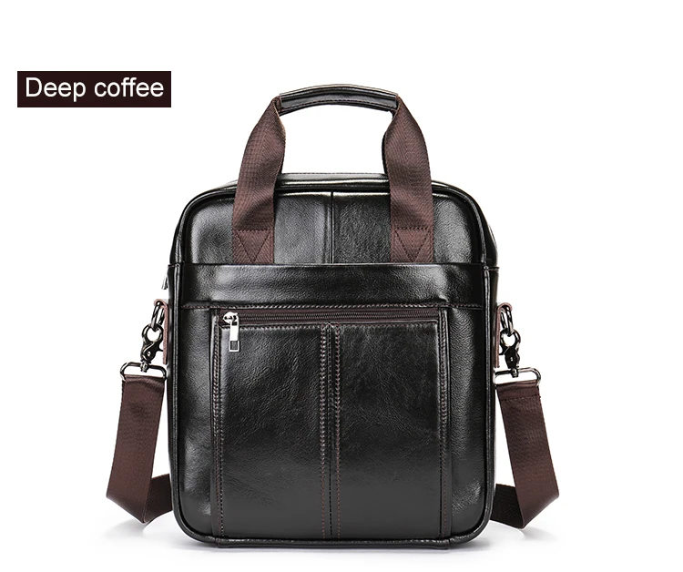 WESTAL 8577 Genuine Leather Messenger Bag - Deep Coffee WESTAL 8577 Genuine Leather Messenger Bag - Deep Coffee