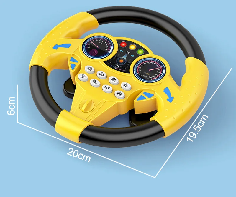 Interactive Steering Wheel Toy for Kids - Size