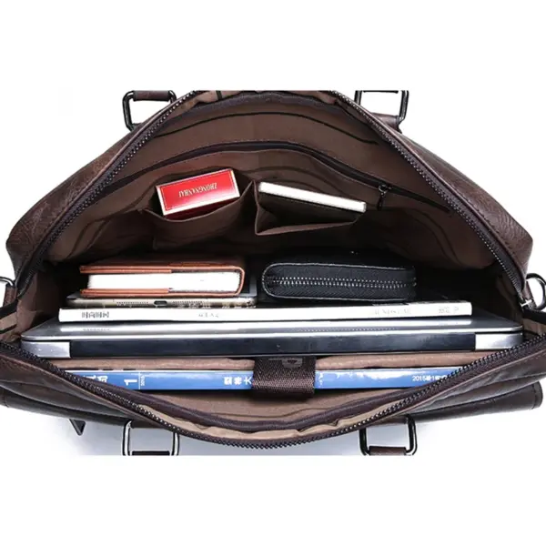 Men's Minimalist Trend Briefcase Large Capacity Office Shoulder Bag Waterproof Business Laptop Handbags Commute Crossbody Bag - AliExpress 1524