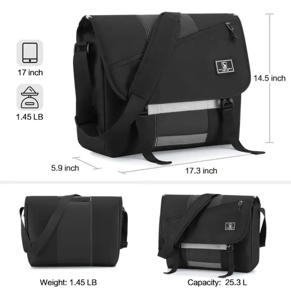 OIWAS 17 Inch Laptop Men Messenger Bags Fashion Business Travel Shoulder Bag Men's Canvas Briefcase Male Crossbody Bag Handbag - AliExpress