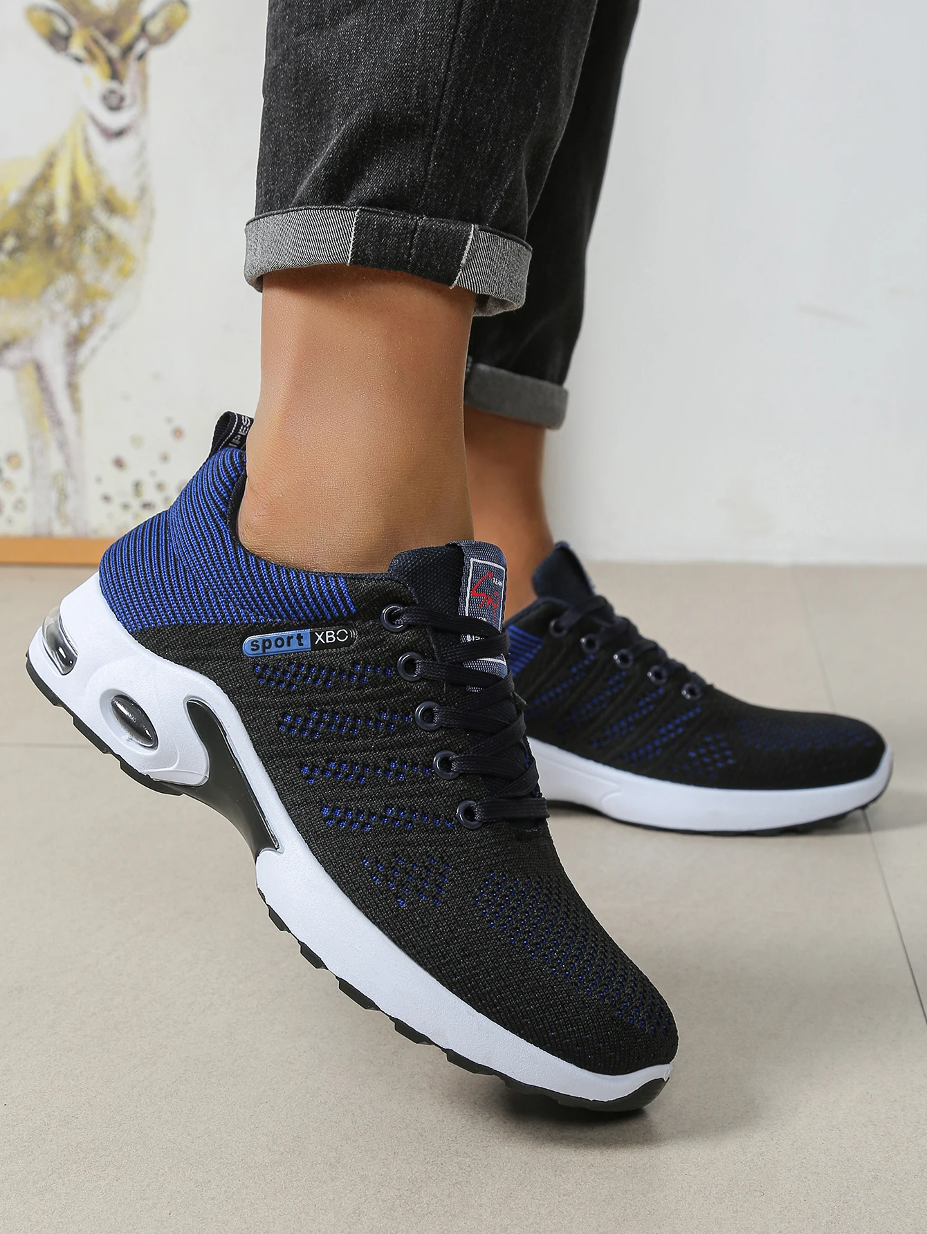 SA9308 Men’s Breathable Mesh Casual Sneakers