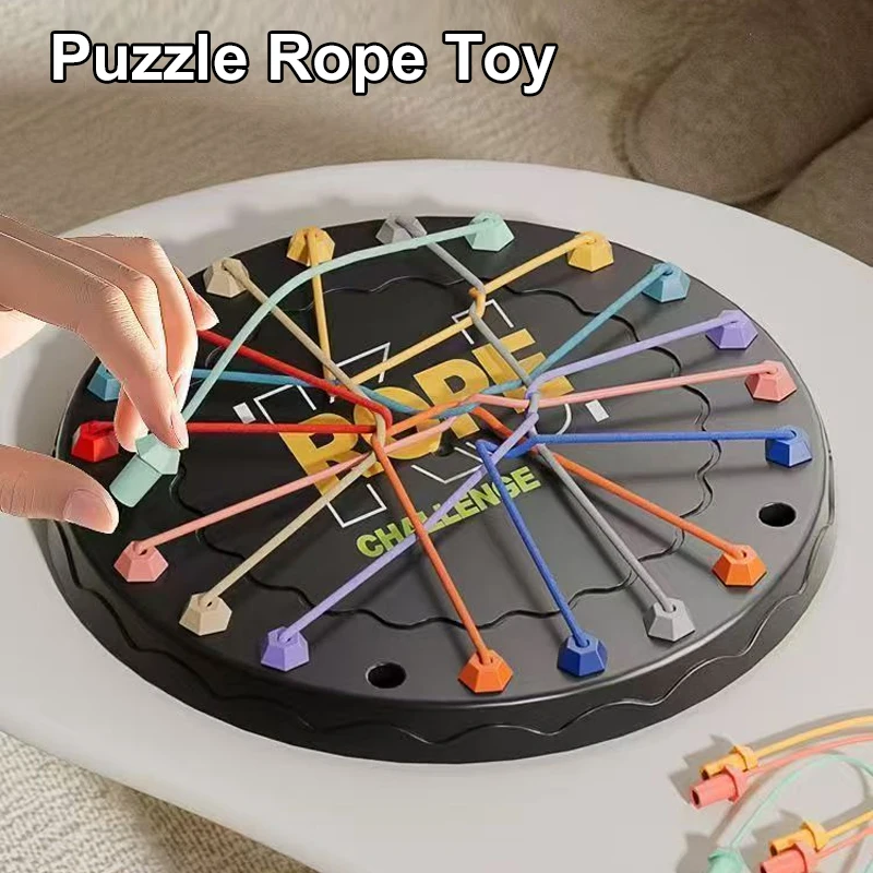 Rope Tangle Challenge Puzzle Game - Size Rope Tangle Challenge Puzzle Game - Size