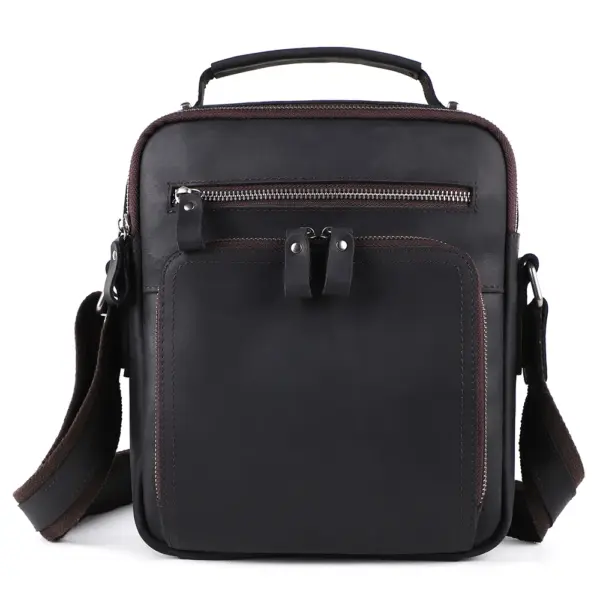 JOYIR New Genuine Leather Men Vintage Handbags Small Flap Men's Shoulder Bag Casual Office Messenger Bags Fashion Crossbody Bag - AliExpress 1524