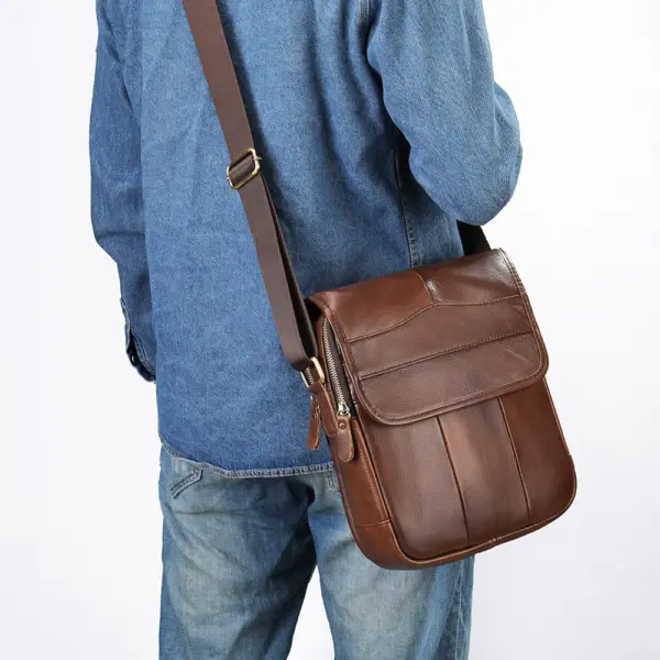 MVA Men's Genuine Leather Bag Crossbody Bags for Men Messenger Bag Men Leather Fashion Men's Shoulder Bags Male Handbags 1121 - AliExpress 1524