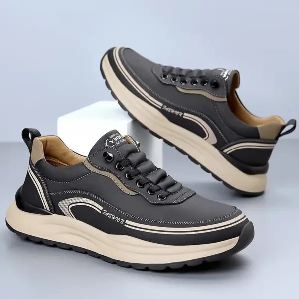 Mens Leather Casual Shoes Slip On Comfortable Breathable Lightweight Non Slip Waterproof Loafers for Wholesale - AliExpress 322