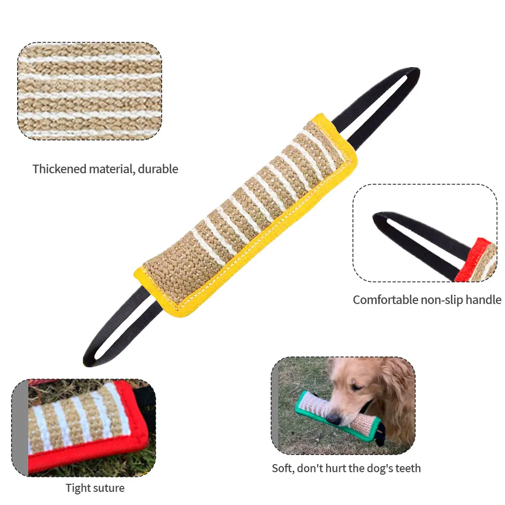 Dog Bite Tug Toy with Dual Handles Material