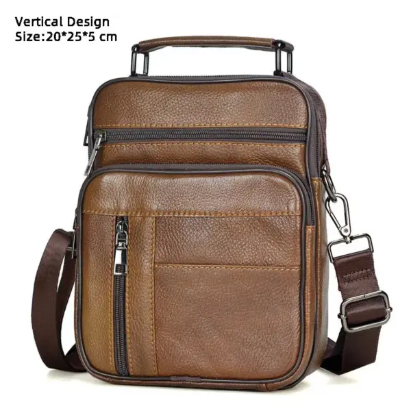 Hot Fashion Men Messenger Bags Genuine Leather Handbags for Man Luxury Brand Male Crossbody Bag for Mini Pad Boy Shoulder Bag - AliExpress 1524
