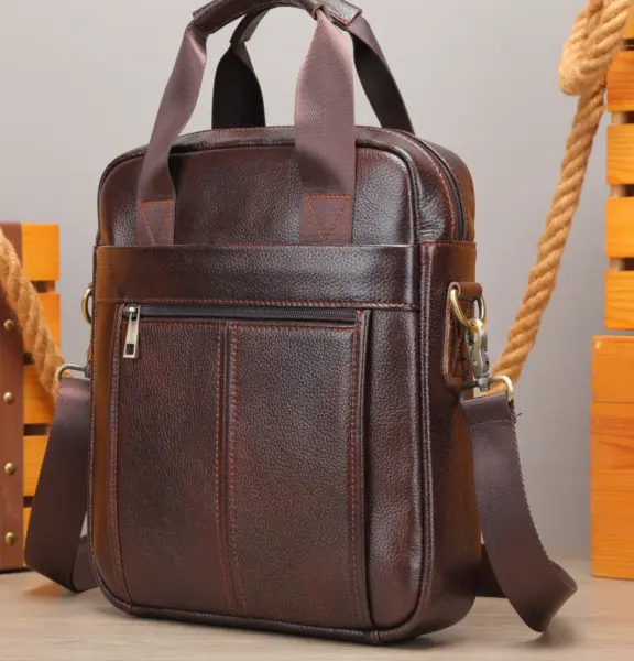 WESTAL Men's Shoulder Bags Genuine Leather Crossbody Messenger Bag For 13.3 Inch Laptop Briefcase Leather Man Handbags 8577 - AliExpress 1524
