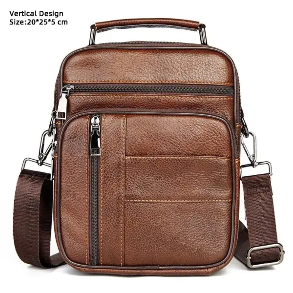 Hot Fashion Men Messenger Bags Genuine Leather Handbags for Man Luxury Brand Male Crossbody Bag for Mini Pad Boy Shoulder Bag - AliExpress 1524