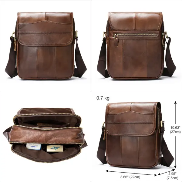 MVA Men's Genuine Leather Bag Crossbody Bags for Men Messenger Bag Men Leather Fashion Men's Shoulder Bags Male Handbags 1121 - AliExpress 1524