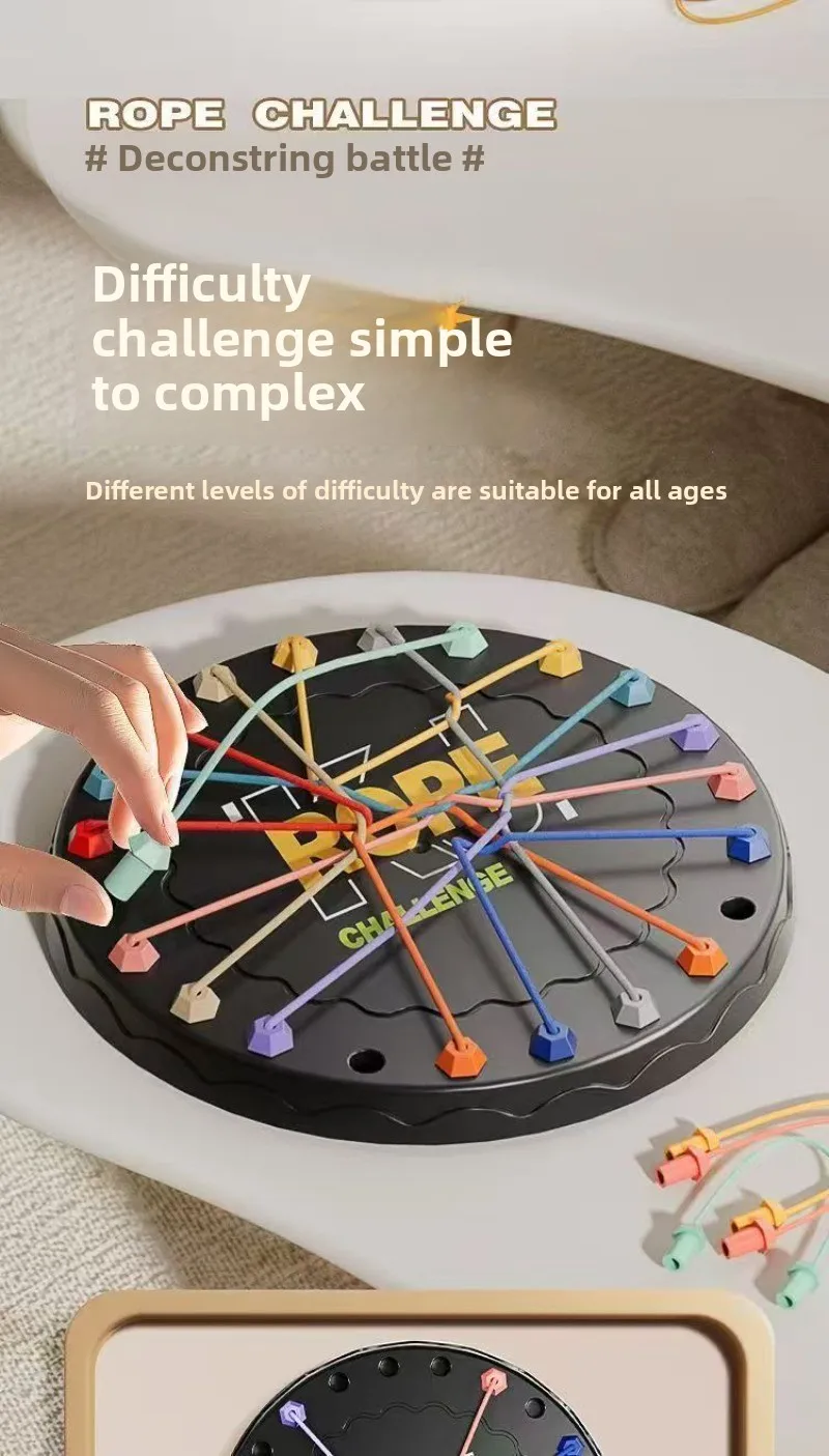 Rope Tangle Challenge Puzzle Game - Rope Challenge