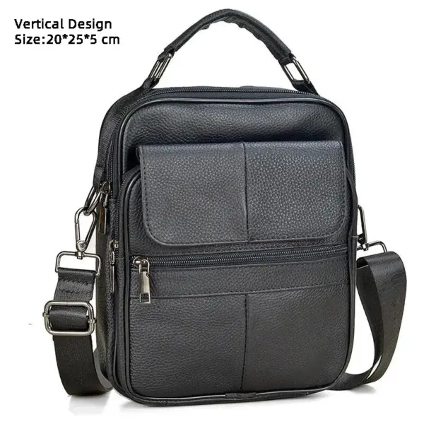Hot Fashion Men Messenger Bags Genuine Leather Handbags for Man Luxury Brand Male Crossbody Bag for Mini Pad Boy Shoulder Bag - AliExpress 1524