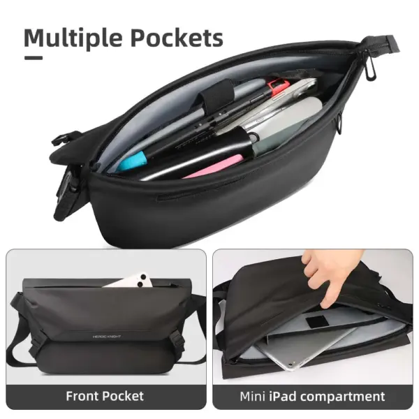 HK Water Repellent Messenger Bag Men Bags Casual Shoulder Crossbody Bags Fit 11 inch Ipad Fashion Outdoor Cycling Side Bag Male - AliExpress