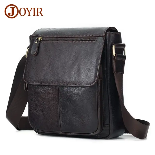 JOYIR Genuine Cowhide Leather Men Vintage Handbags Flap Men's Shoulder Bags Casual Messenger Bags Fashion Crossbody Bag - AliExpress 1524