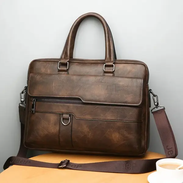 Men's Minimalist Trend Briefcase Large Capacity Office Shoulder Bag Waterproof Business Laptop Handbags Commute Crossbody Bag - AliExpress 1524
