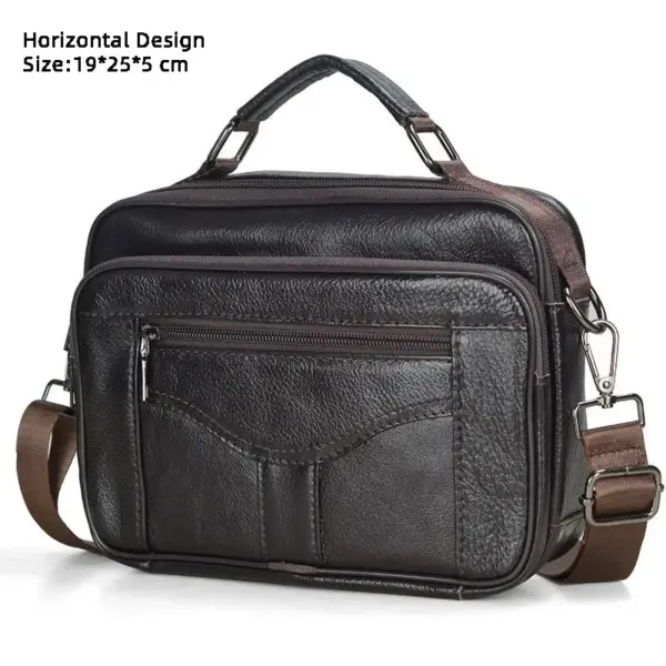 Hot Fashion Men Messenger Bags Genuine Leather Handbags for Man Luxury Brand Male Crossbody Bag for Mini Pad Boy Shoulder Bag - AliExpress 1524