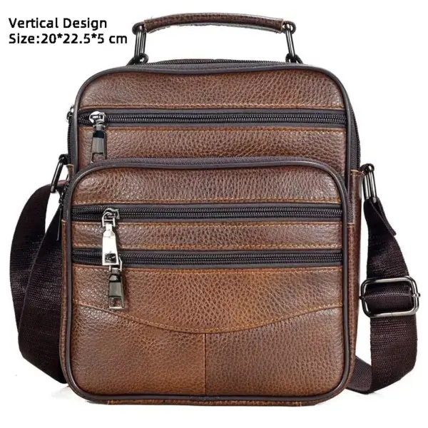 Hot Fashion Men Messenger Bags Genuine Leather Handbags for Man Luxury Brand Male Crossbody Bag for Mini Pad Boy Shoulder Bag - AliExpress 1524