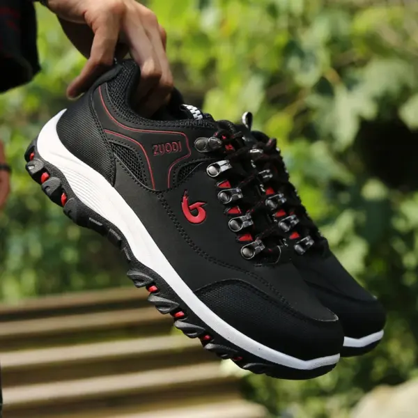 SNORW Men’s Lightweight Walking Shoes Black
