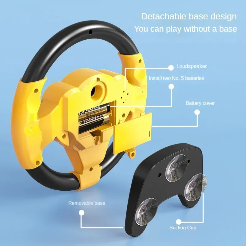 Infant Shining Simulation Steering Wheel Toys Children's Toy Kids Early Education Copilots Stroller Steering Wheel Vocal Toys - AliExpress 26