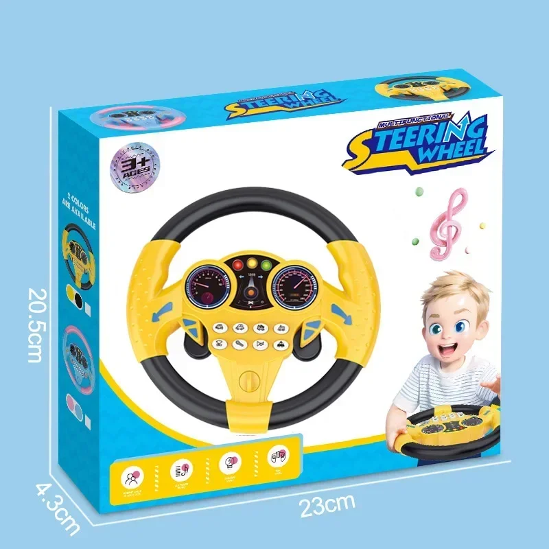 Infant Shining Simulation Steering Wheel Toys Children's Toy Kids Early Education Copilots Stroller Steering Wheel Vocal Toys - AliExpress 26