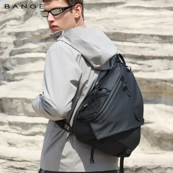 Bange Men's Single Shoulder Fashion Light Crossbody Men's Waterproof Large Capacity Chest Bag Leisure Backpack - AliExpress