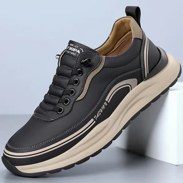 Mens Leather Casual Shoes Slip On Comfortable Breathable Lightweight Non Slip Waterproof Loafers for Wholesale - AliExpress 322