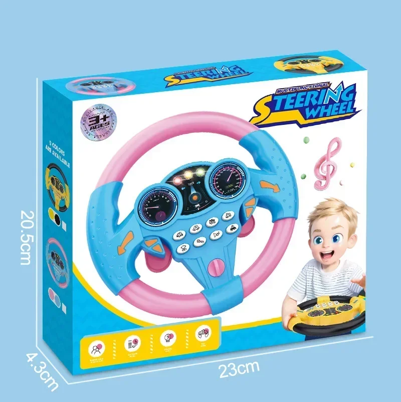 Infant Shining Simulation Steering Wheel Toys Children's Toy Kids Early Education Copilots Stroller Steering Wheel Vocal Toys - AliExpress 26