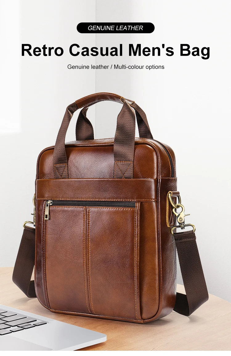 WESTAL 8577 Genuine Leather Messenger Bag for Men WESTAL 8577 Genuine Leather Messenger Bag for Men