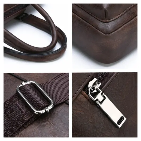 Men's Minimalist Trend Briefcase Large Capacity Office Shoulder Bag Waterproof Business Laptop Handbags Commute Crossbody Bag - AliExpress 1524