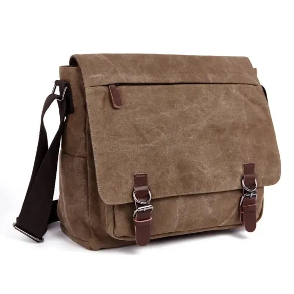 Vintage Bag Canvas Laptop Shoulder Bag Messenger Bag Men Casual Crossbody Bags School Bookbag - AliExpress