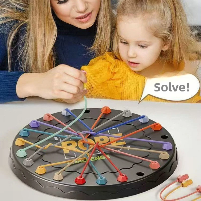 Rope Tangle Challenge Puzzle Game for Kids 14+