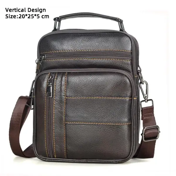 Hot Fashion Men Messenger Bags Genuine Leather Handbags for Man Luxury Brand Male Crossbody Bag for Mini Pad Boy Shoulder Bag - AliExpress 1524