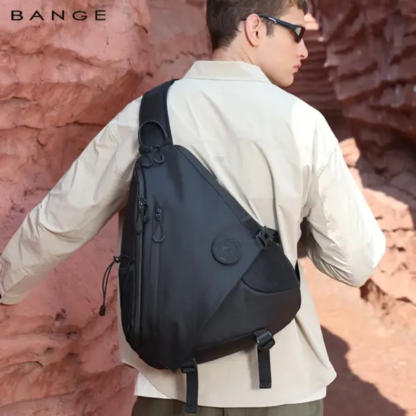 Bange Men's Single Shoulder Fashion Light Crossbody Men's Waterproof Large Capacity Chest Bag Leisure Backpack - AliExpress