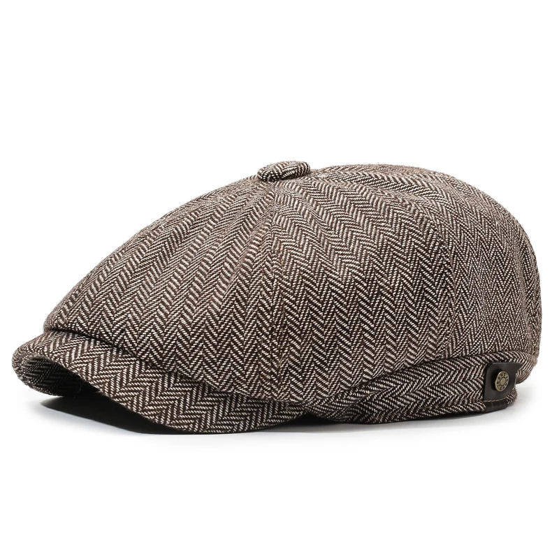 Unisex Casual Newsboy Hat for Travel, Shopping & Vacation - Retro Beret for Spring, Autumn & Winter - AliExpress 200000297