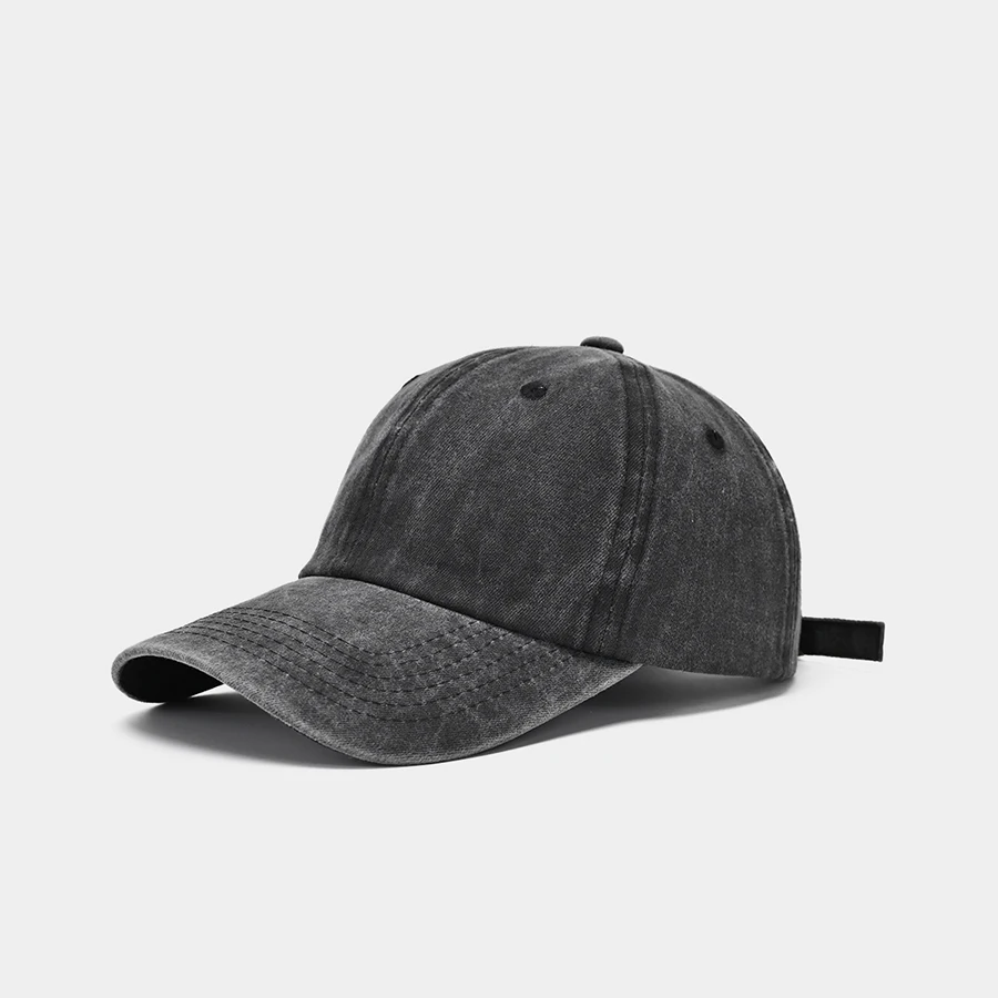 Sunscreen Water Washed MEN'S Baseball Cap with a Small Face, Retro Distressed and Versatile Trendy Duck Tongue Hat, MEN'S Big He - AliExpress 200000297