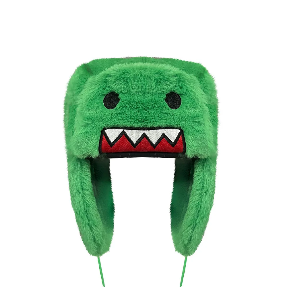 Cartoon Winter Bomber Hat - Green