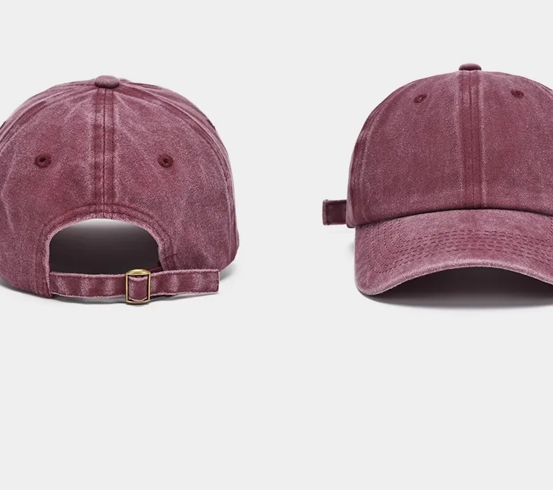 Vintage Washed Baseball Cap - Red Vintage Washed Baseball Cap - Red