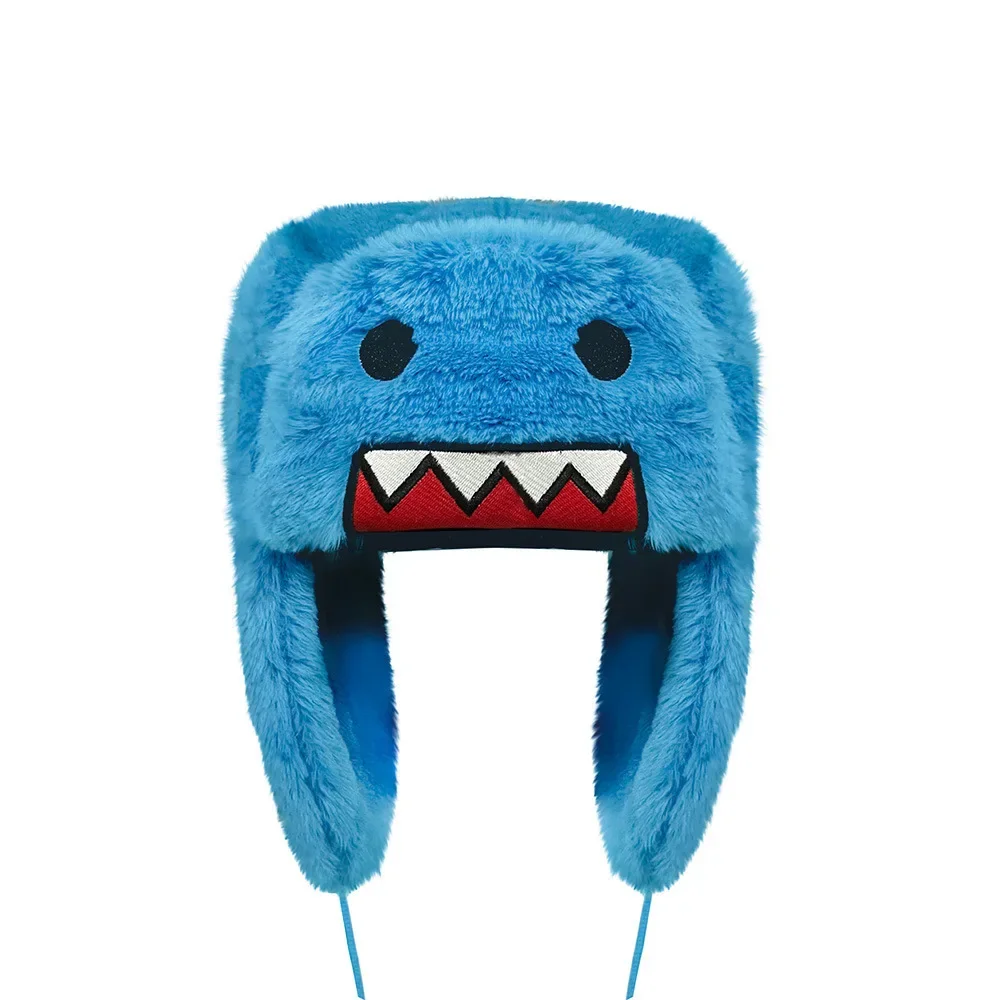 Cartoon Winter Bomber Hat - Blue