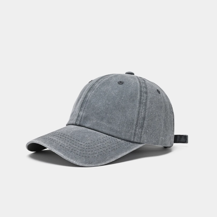 Sunscreen Water Washed MEN'S Baseball Cap with a Small Face, Retro Distressed and Versatile Trendy Duck Tongue Hat, MEN'S Big He - AliExpress 200000297