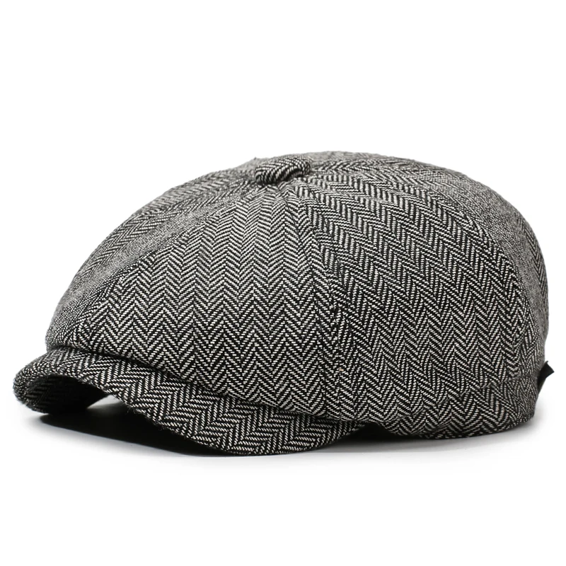 Unisex Casual Newsboy Hat for Travel, Shopping & Vacation - Retro Beret for Spring, Autumn & Winter - AliExpress 200000297